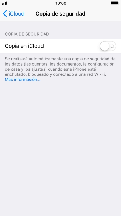 Pulsa el indicador junto a 