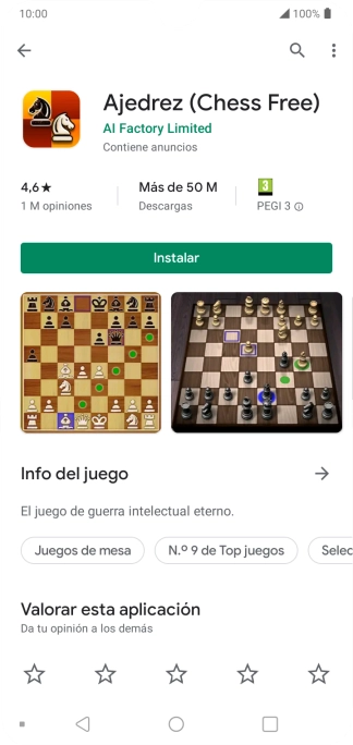 Pulsa Instalar y sigue las indicaciones de la pantalla para instalar la app.