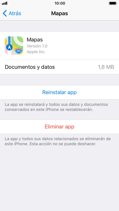 Pulsa la tecla de inicio para terminar y regresar a la pantalla de inicio.