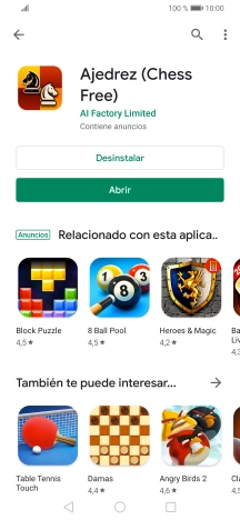 Pulsa la tecla de inicio para terminar y regresar a la pantalla de inicio.