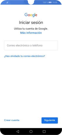 Si no tienes una cuenta de Google, pulsa Crear cuenta y sigue las indicaciones de la pantalla para ver cómo crear una cuenta nueva.