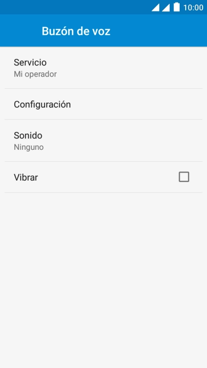 Pulsa Configuración.