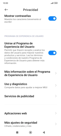 Pulsa Más ajustes de seguridad.