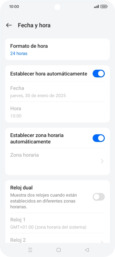 Pulsa la tecla de inicio para terminar y regresar a la pantalla de inicio.