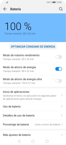 Pulsa la tecla de inicio para terminar y regresar a la pantalla de inicio.
