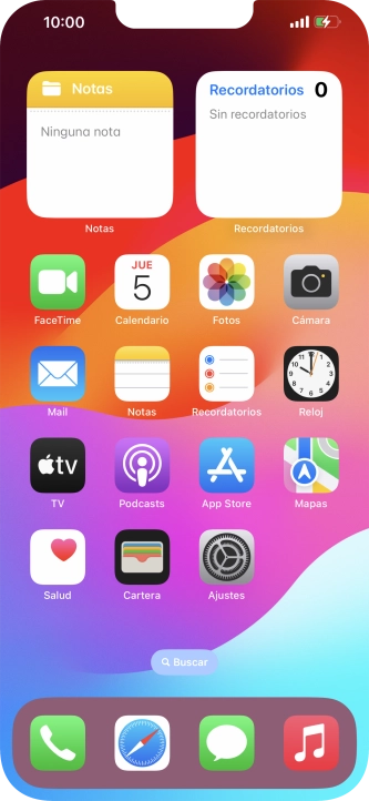 Cuando el icono de carga de batería aparece en la pantalla, el teléfono se está cargando.