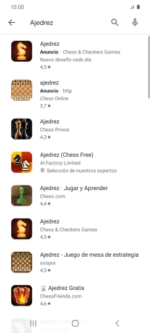 Pulsa la app deseada.