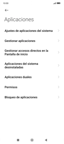 Pulsa Gestionar aplicaciones.
