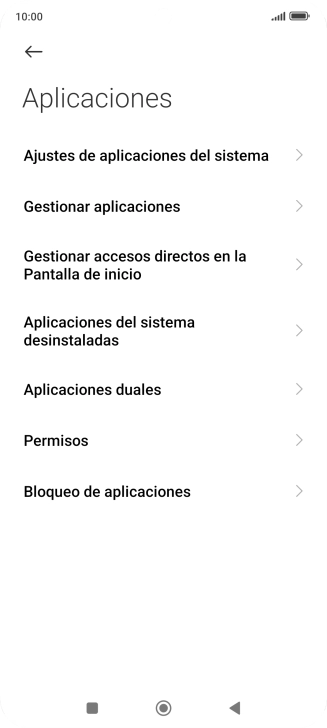 Pulsa Gestionar aplicaciones.