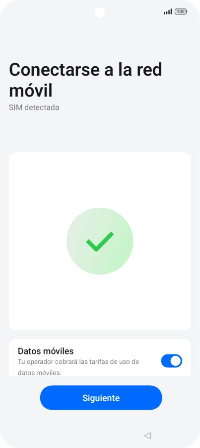 Pulsa el indicador junto a 