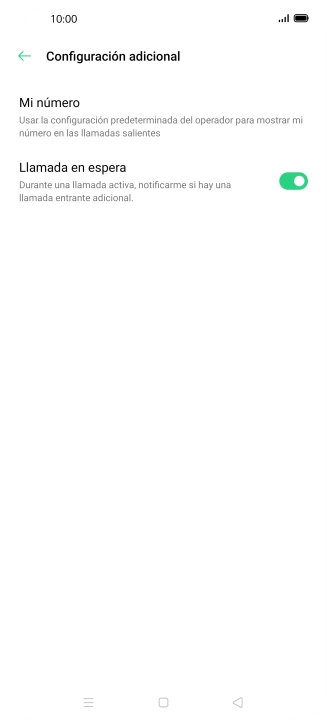 Pulsa el indicador junto a 