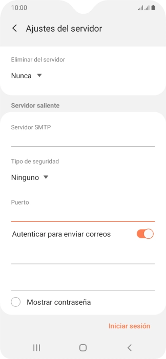 Pulsa el indicador junto a 