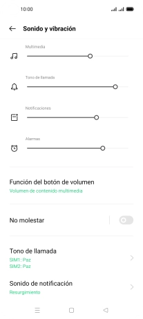 Pulsa Tono de llamada.