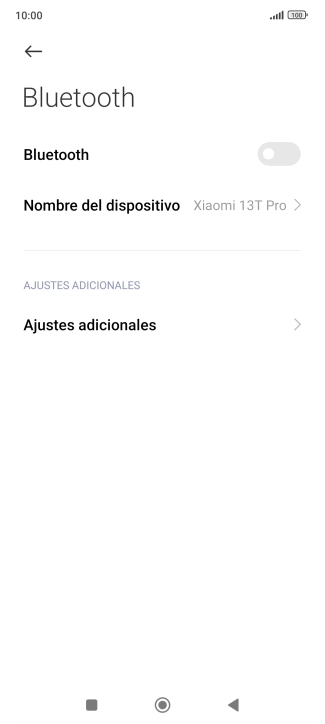 Pulsa el indicador junto a 
