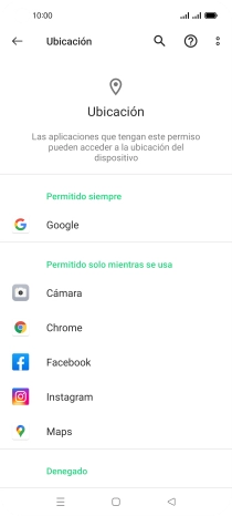 Pulsa la app deseada.