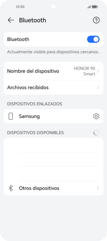 Desliza el dedo hacia arriba desde la parte inferior de la pantalla para terminar y volver a la pantalla de inicio.