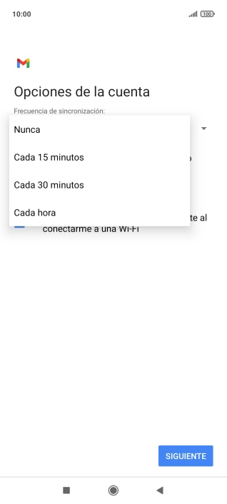 Pulsa el ajuste deseado.