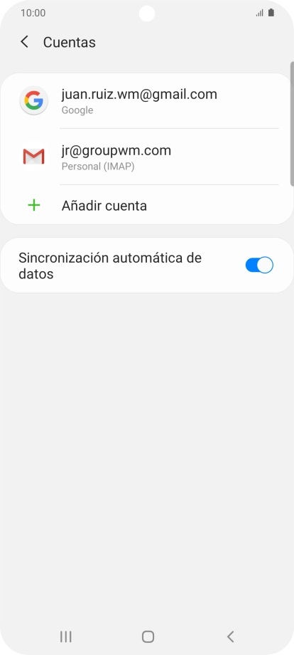 Pulsa la tecla de inicio para terminar y regresar a la pantalla de inicio.