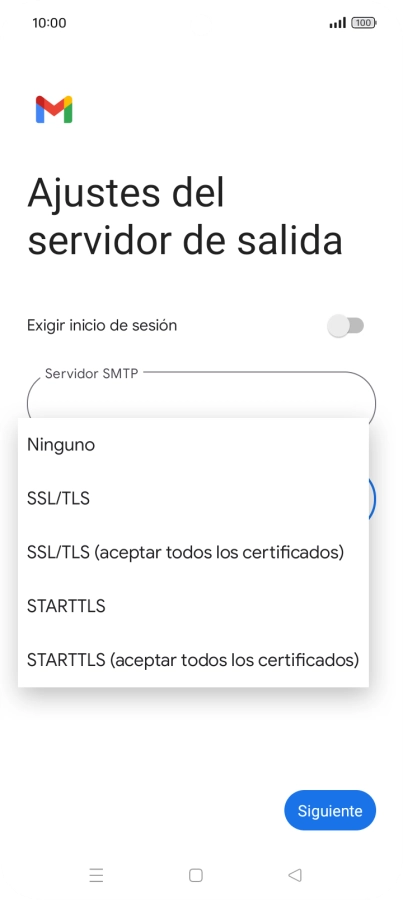 Pulsa SSL/TLS.