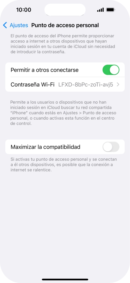 Desliza el dedo hacia arriba desde la parte inferior de la pantalla para terminar y volver a la pantalla de inicio.