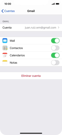 Pulsa el indicador junto a 