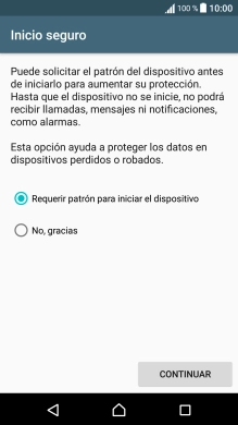 Pulsa el ajuste deseado.
