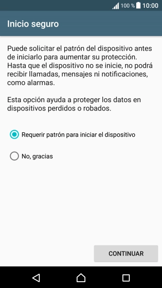 Pulsa el ajuste deseado.