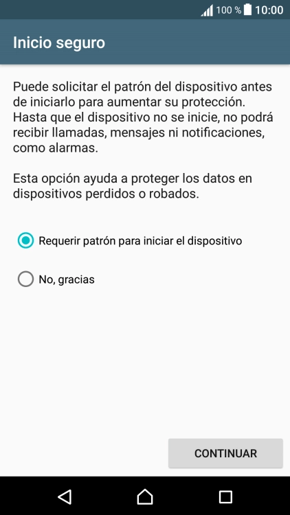 Pulsa el ajuste deseado.