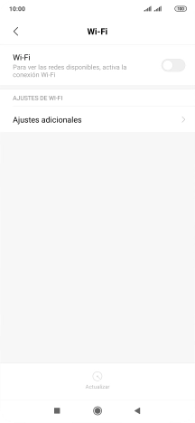 Pulsa el indicador para activar la función.