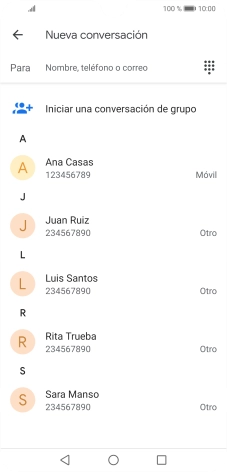 Pulsa en el campo junto a 