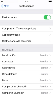 Pulsa la flecha hacia la izquierda.