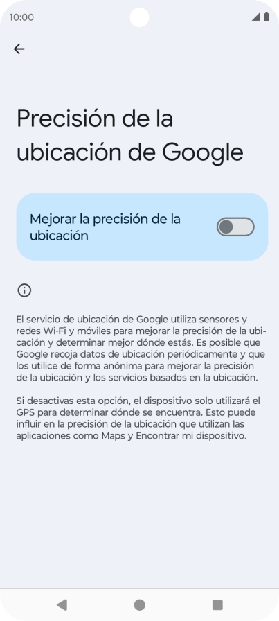 Si pulsas el indicador junto a 