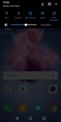 Pulsa Datos móviles para activar o desactivar la función.