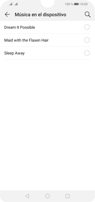 Pulsa los timbres de llamada deseados para escucharlos.