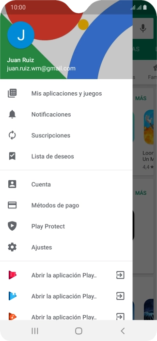 Pulsa Mis aplicaciones y juegos.