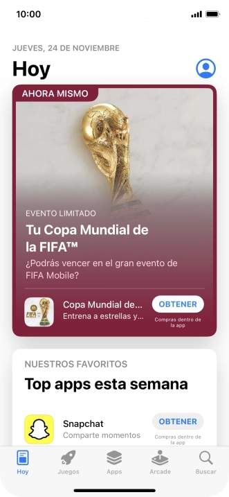Pulsa Buscar.