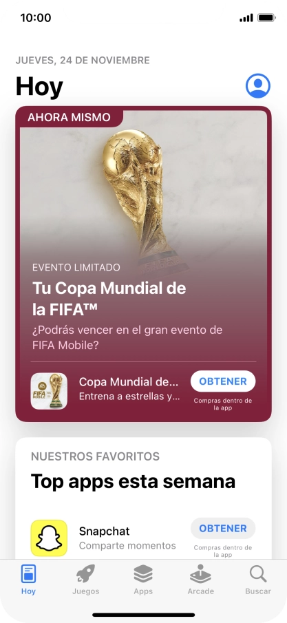 Pulsa Buscar.