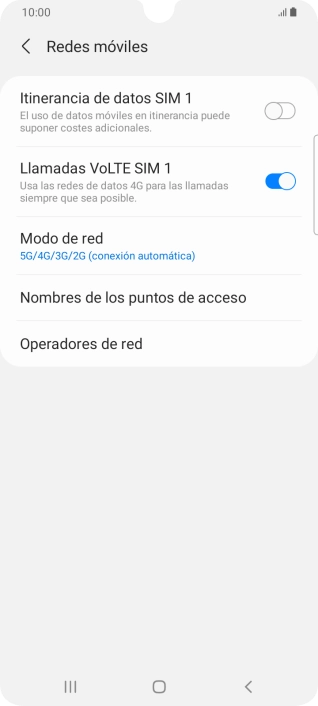 Pulsa el indicador junto a 