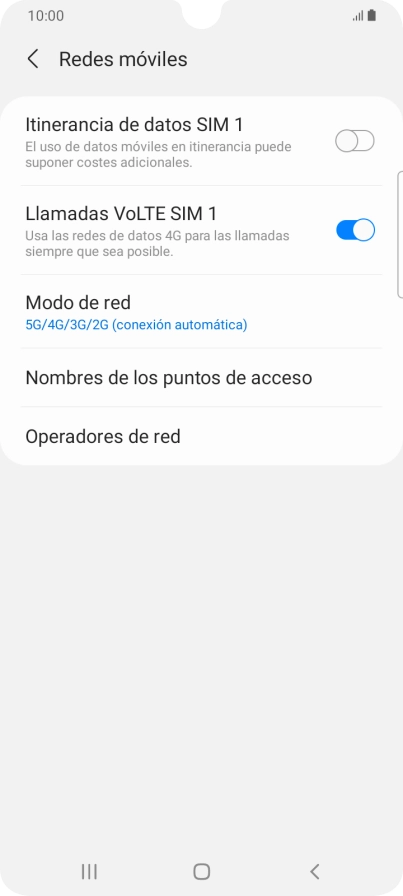 Pulsa el indicador junto a 