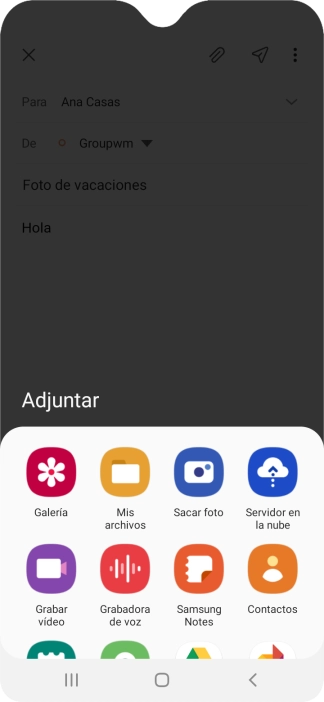 Pulsa Mis archivos y desplázate a la carpeta deseada.