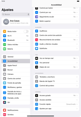 Pulsa una categoría bajo 