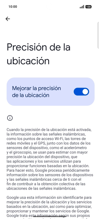 Si pulsas el indicador junto a 