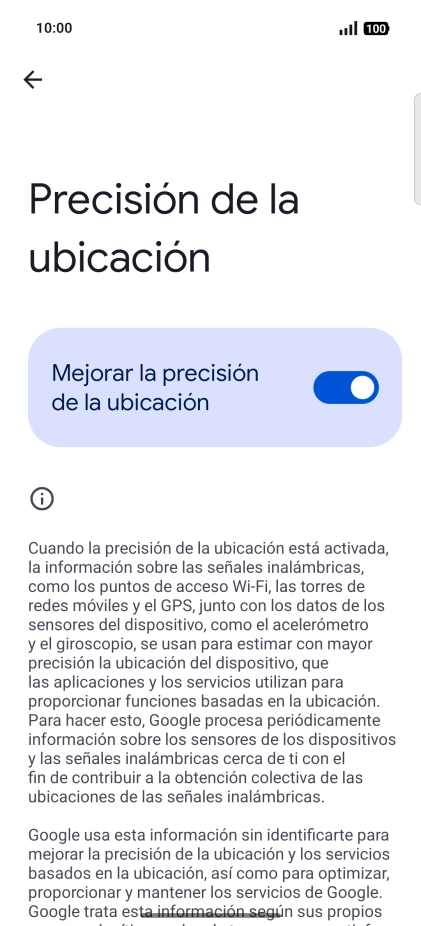 Si pulsas el indicador junto a 
