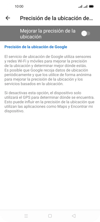 Si pulsas el indicador junto a 