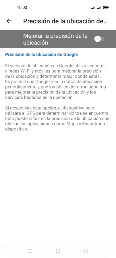 Si pulsas el indicador junto a 