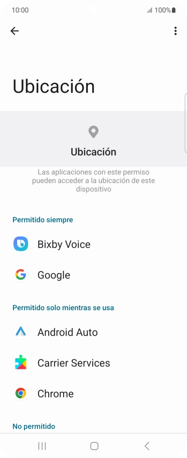 Pulsa la app deseada.