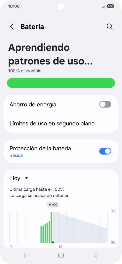 Pulsa Ahorro de energía.