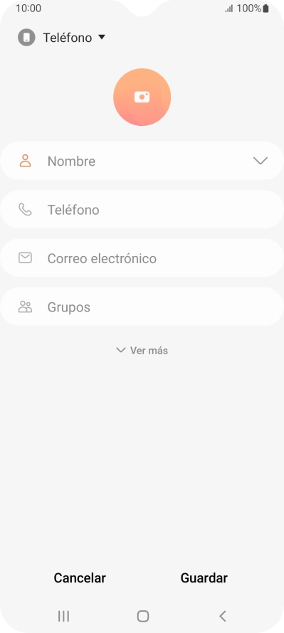 Pulsa la lista desplegable de la guía.