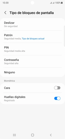 Pulsa Ninguno.