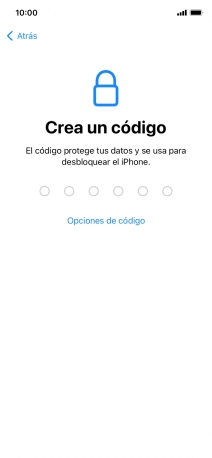 Pulsa Opciones de código.